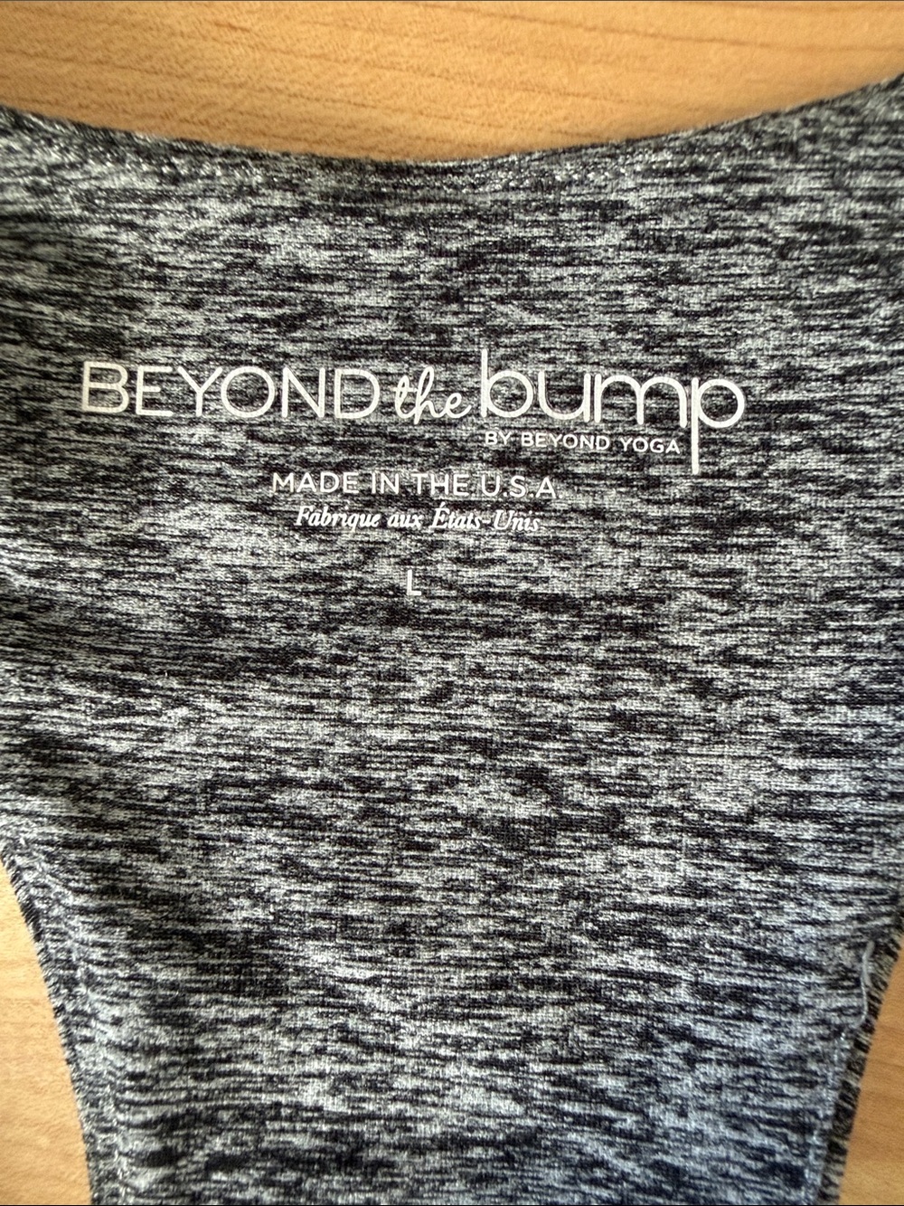 Beyond Yoga Gray Marled Racerback Tank Top - Picture 2 of 5